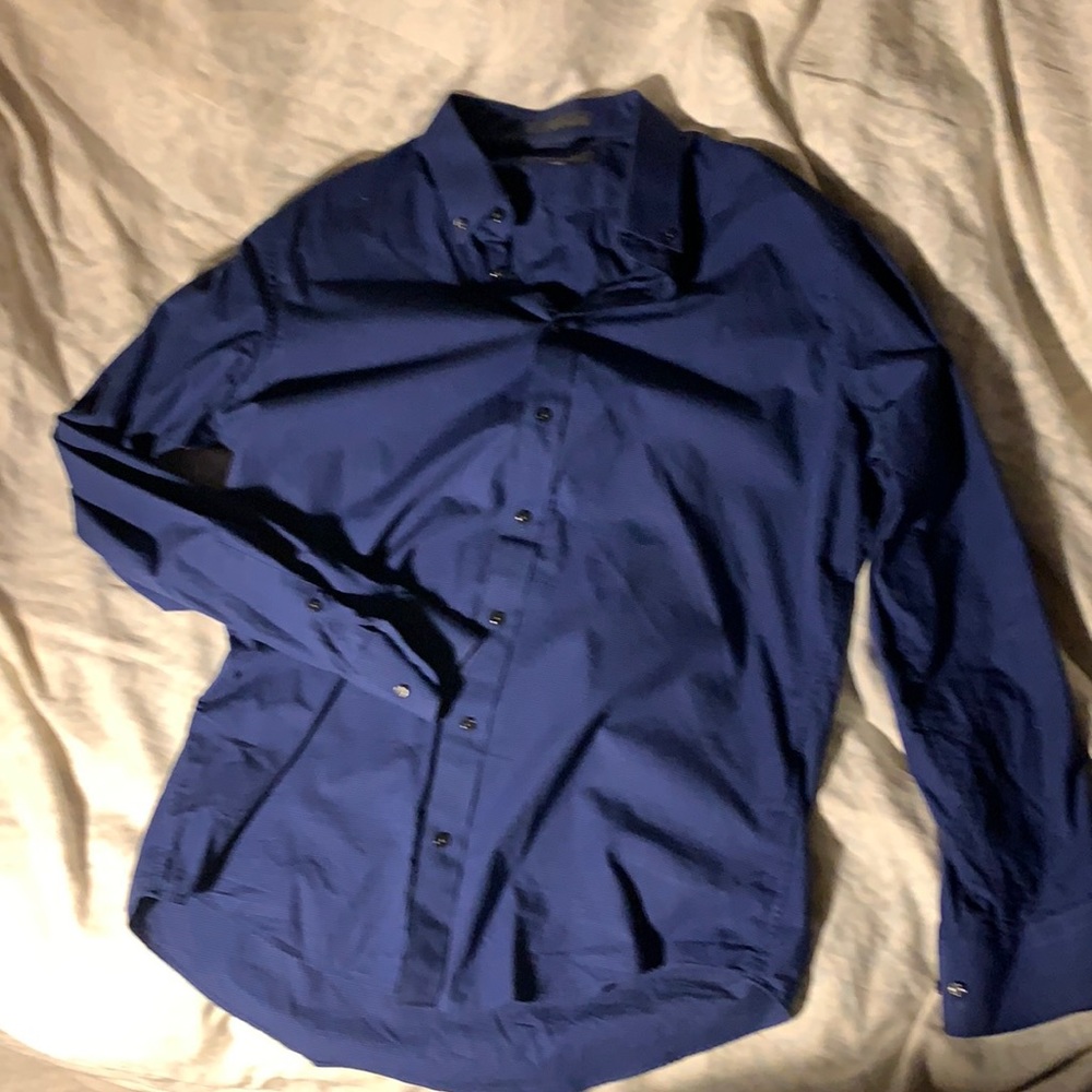Dark Blue Button down shirt
